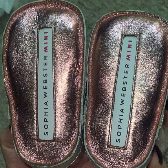 Sophie Webster mini butterfly shearling baby boot size 18/19 - Picture 3 of 11